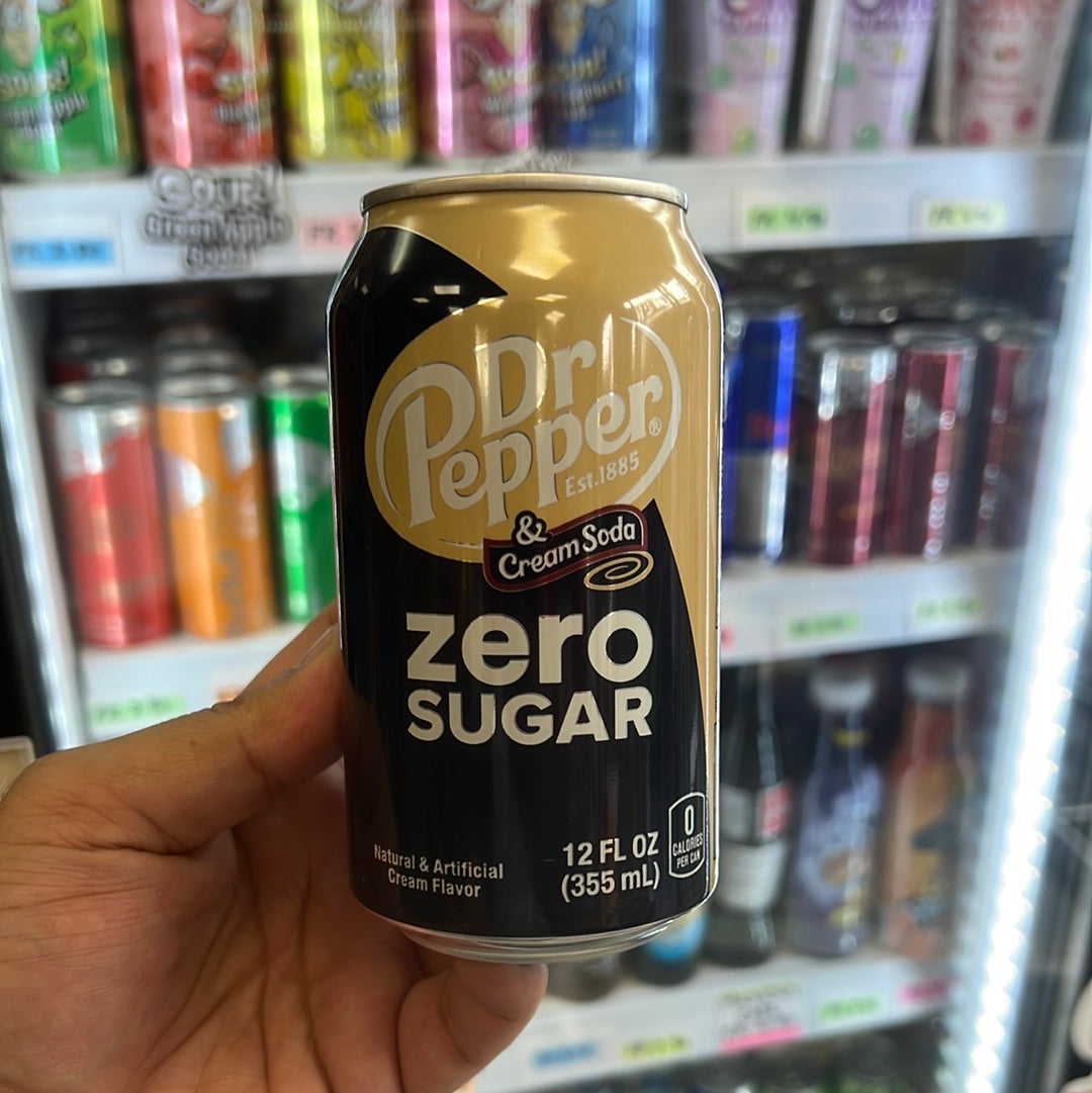 Dr Pepper Cream Soda Zero 355ml