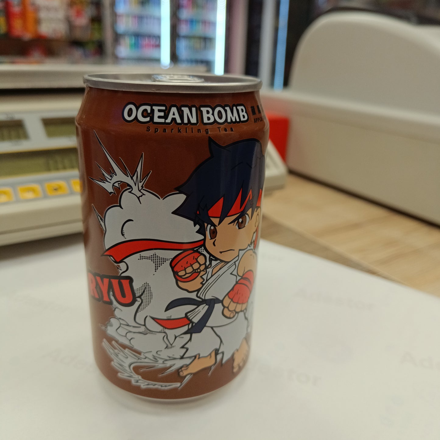 ocean bomb sparkling tea Apple flavour 330ml