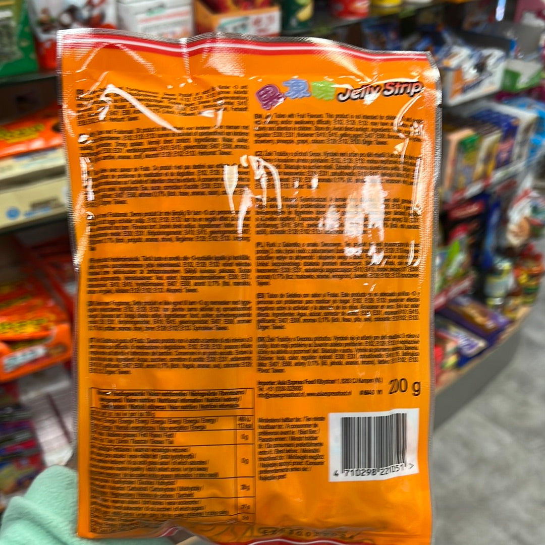 Jelly strip Assorted 200g
