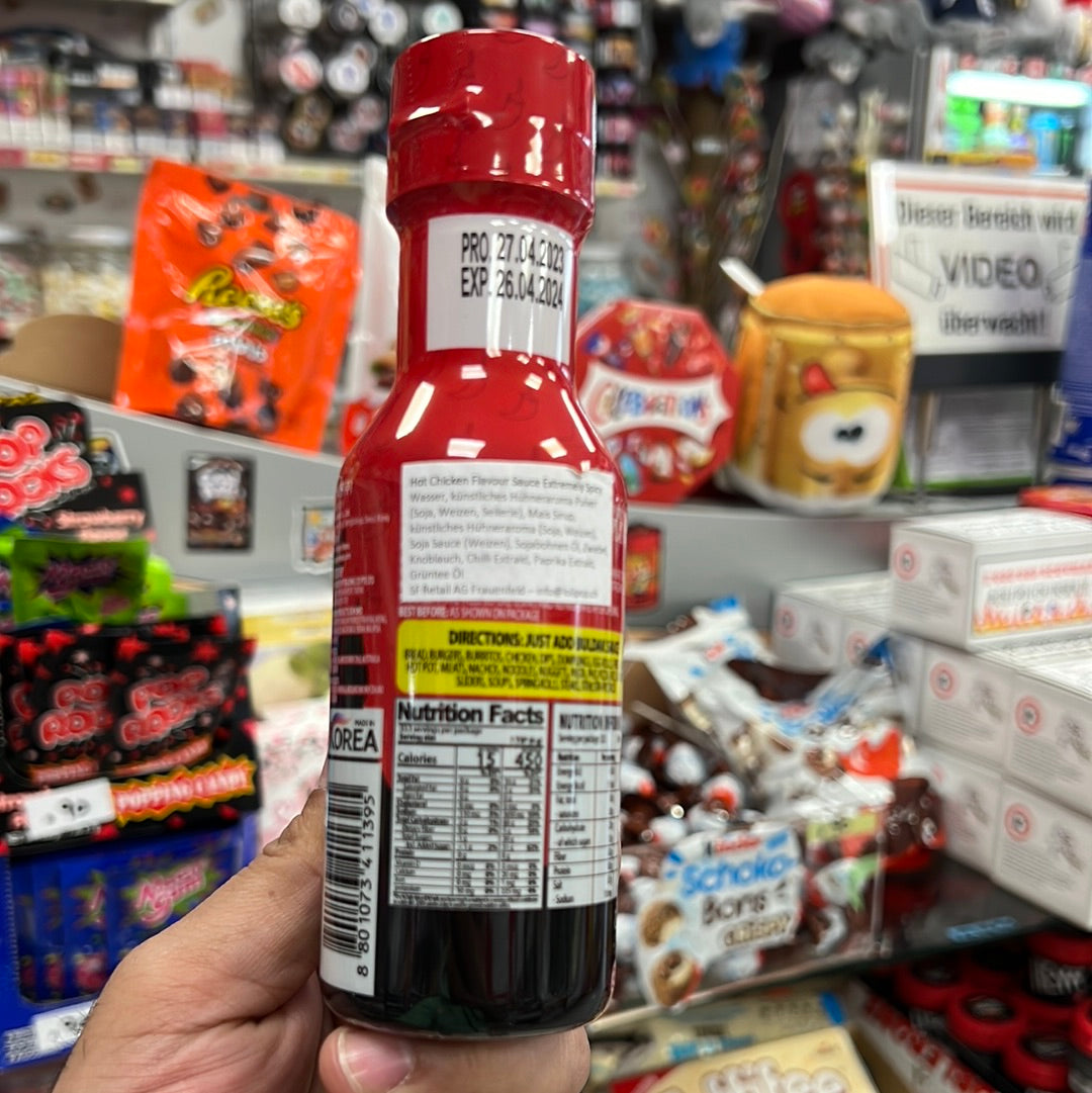 Hot Chicken Flavour Sauce Extremely Spicy, 200ml