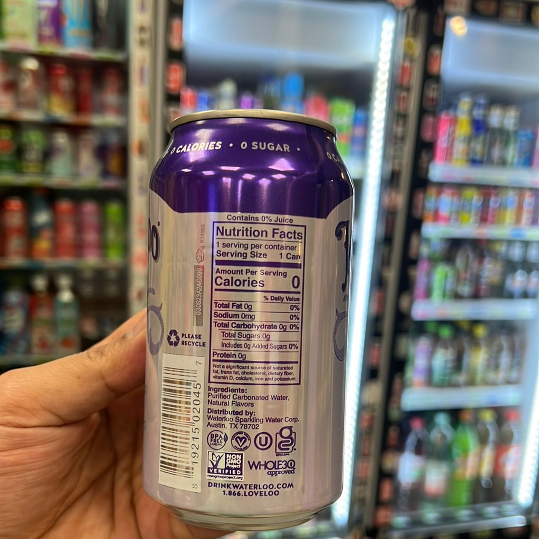 Waterloo Grape 355ml