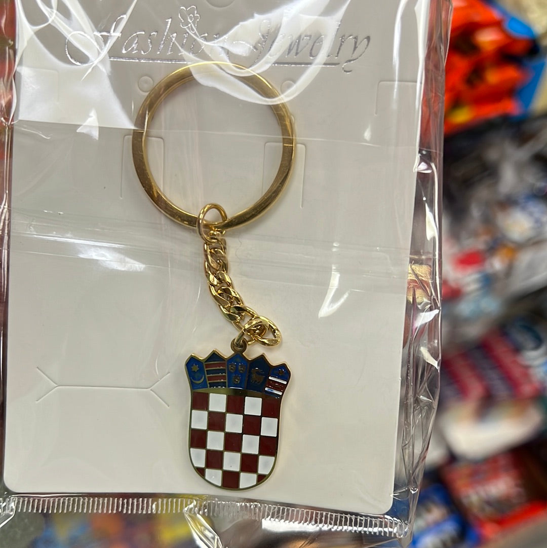 Edelstahl Kroatien Falg Schlüsselanhänger
Damen kroatischer Schmuck