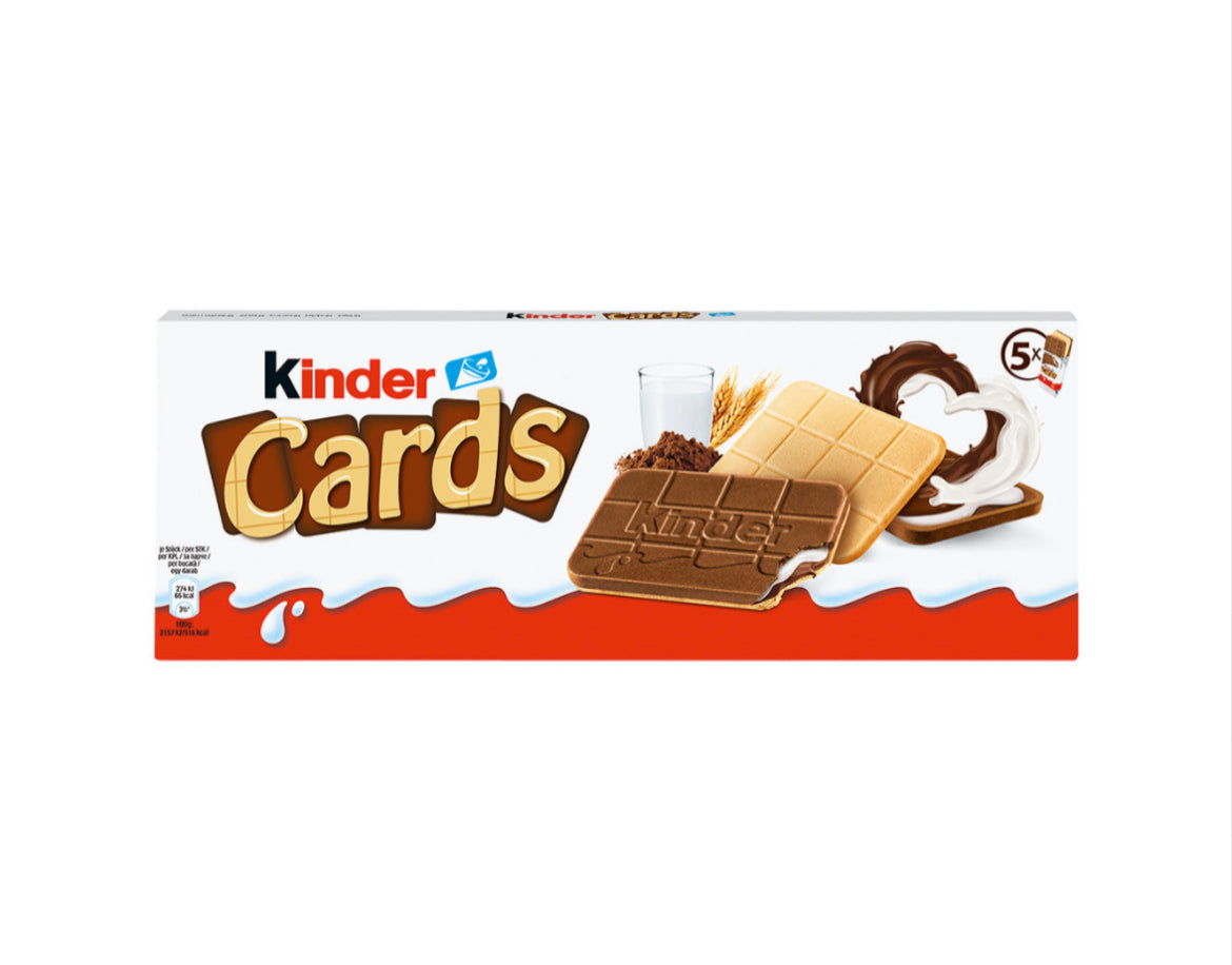 Kinder Cards 5x2 Stück