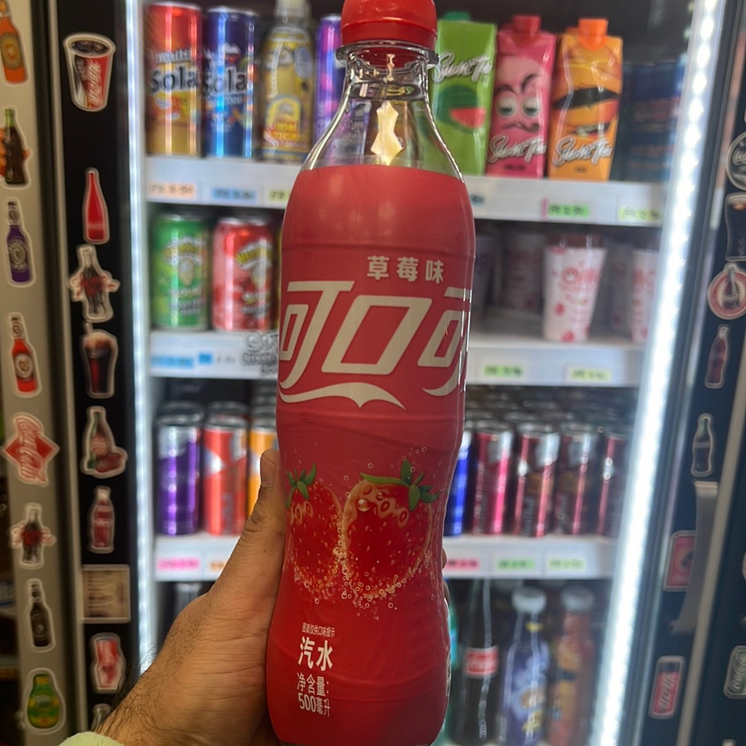 COCA COLA STRAWBERRY CHINA 500ML