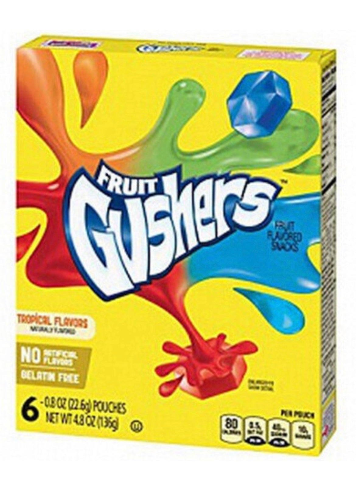 Fruit Gushers Tropical 136g