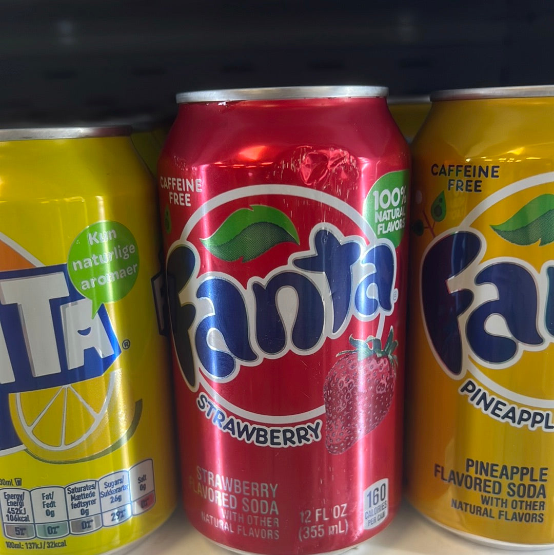 Fanta USA Strawberry 🍓 — Erdbeere 🍓 355ml