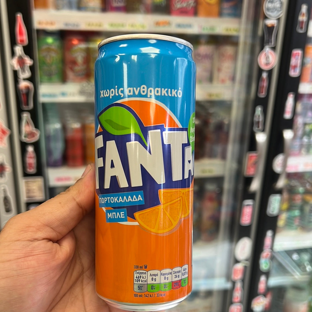 Fanta Orange Blue 330mlExklusiv aus Griechenland
