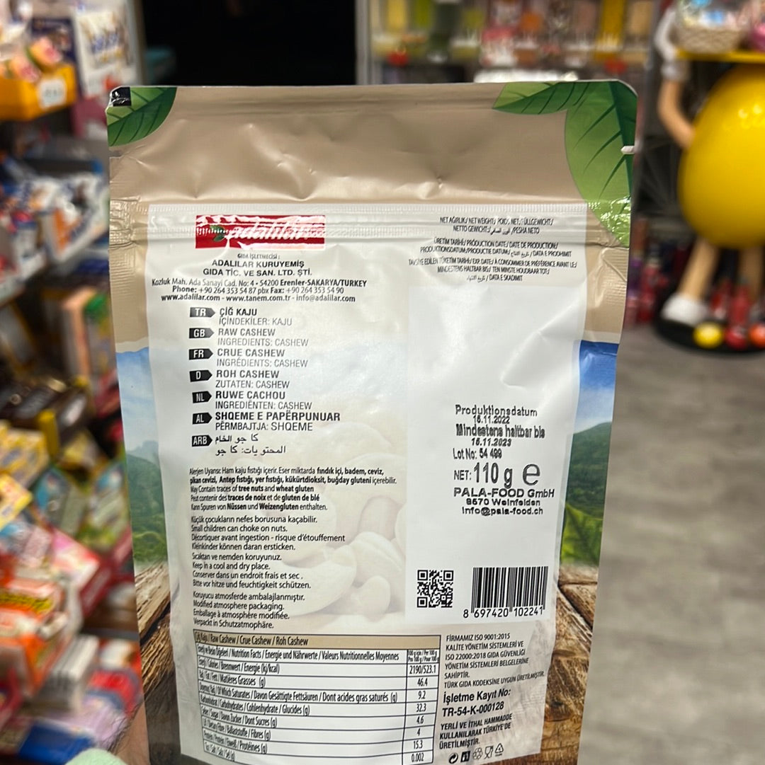 tanem
adallar Kaju
Cashew 110g