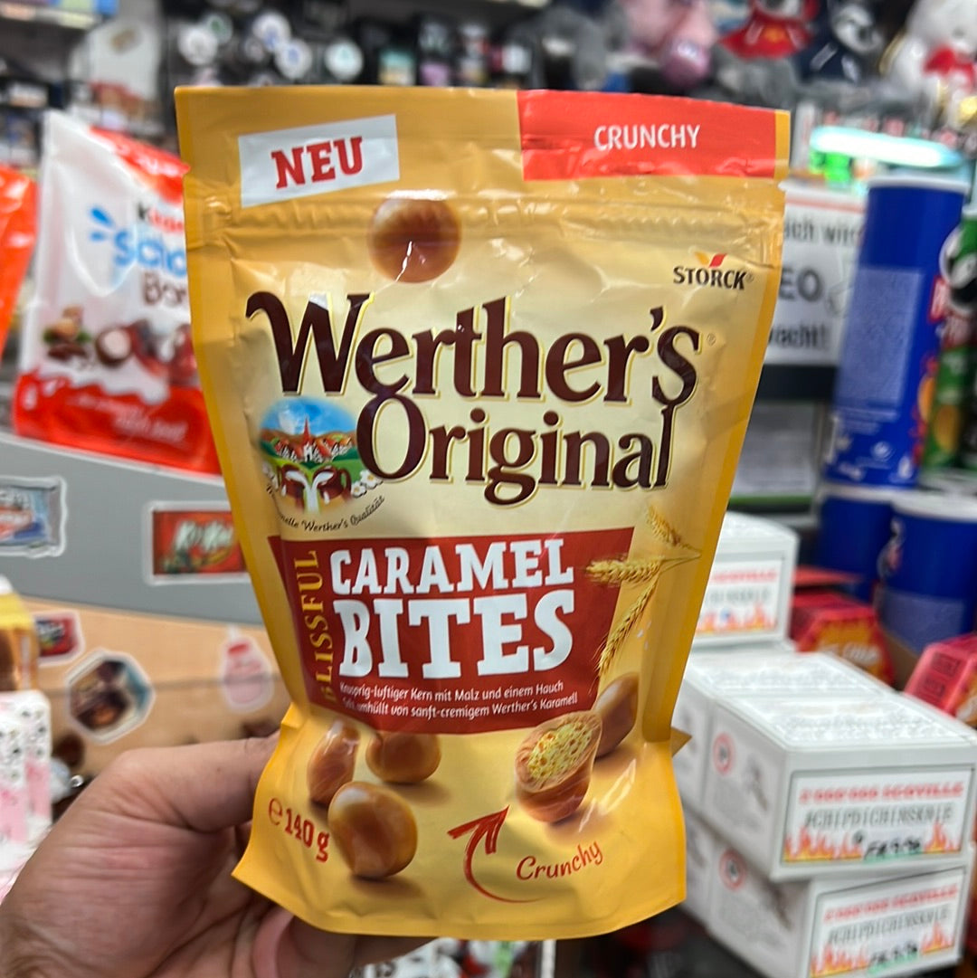 Werthers Original Blissful Caramel Bites Crunchy knusprig süß 140g