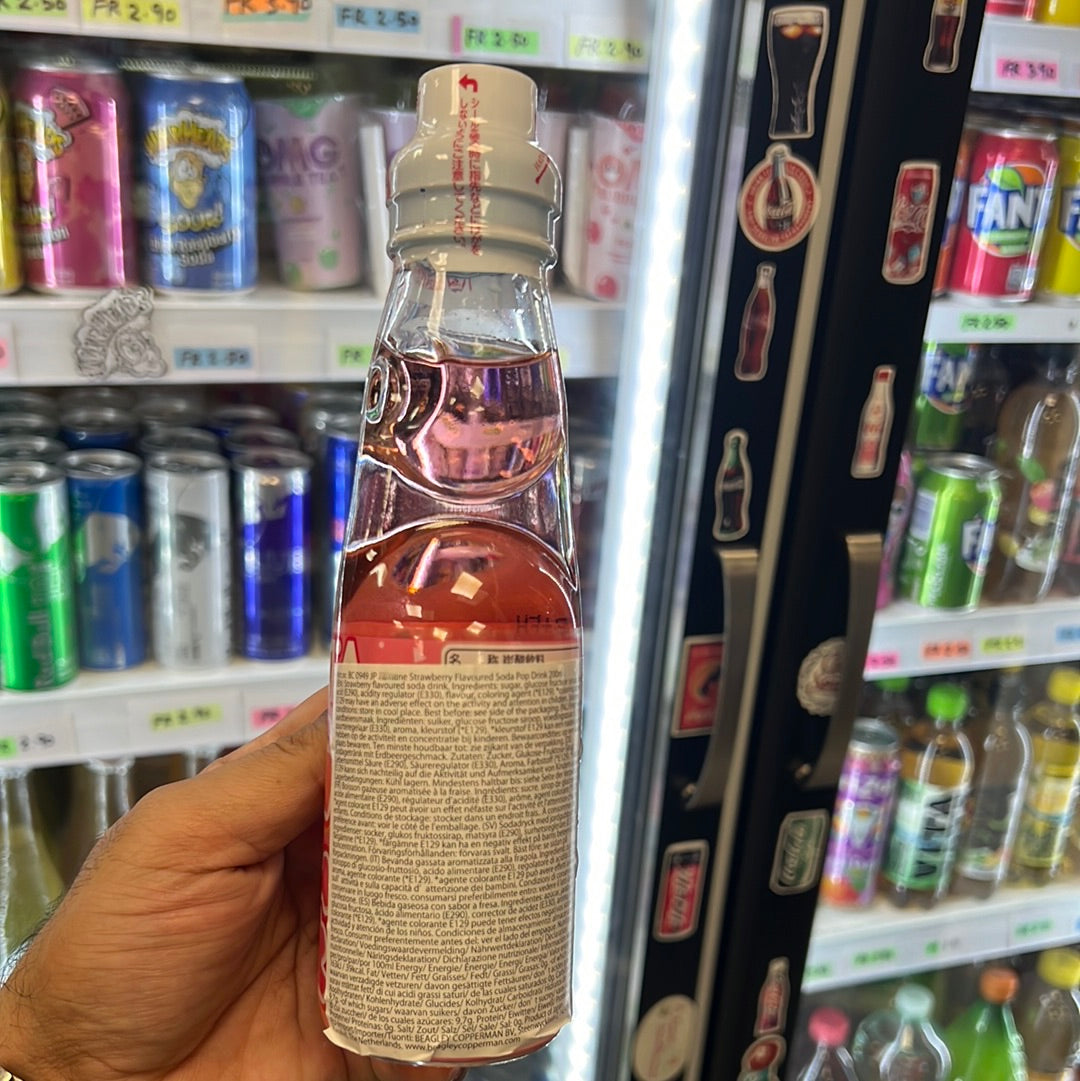 HATA Ramune Drink Strawberry, 200ml