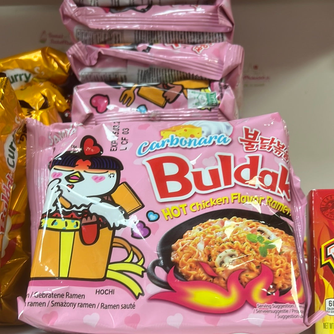 Ramen Noodles Hot Chicken Carbonara, 130g