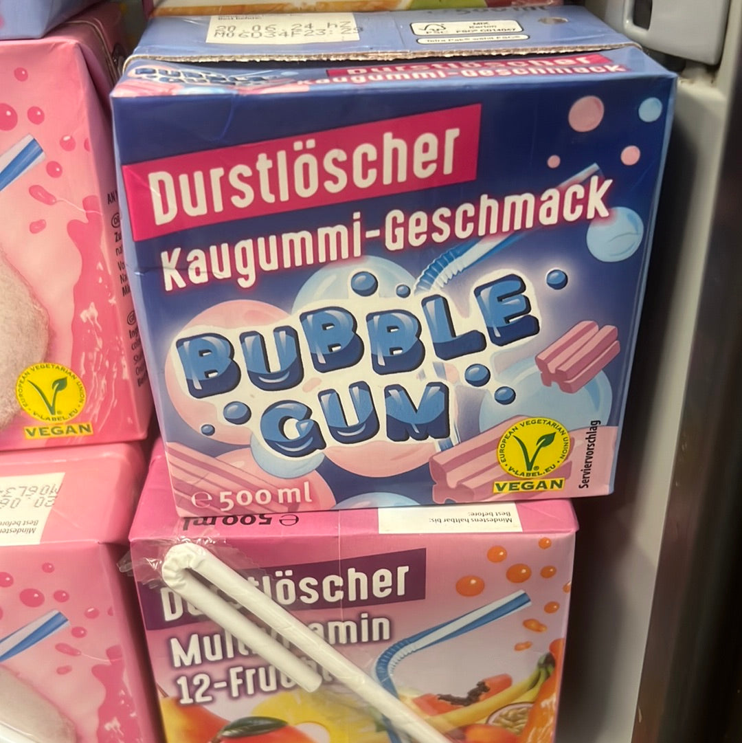 DURSTLÖSCHER BUBBLE GUM 500ML
Durstlöscher