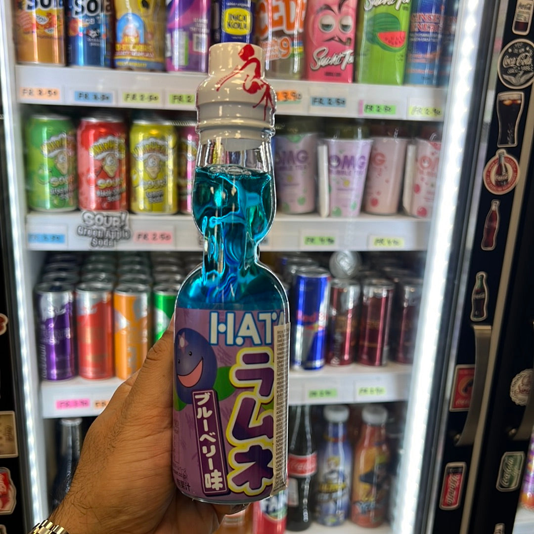 HATA Ramune Drink Blueberry, 200ml