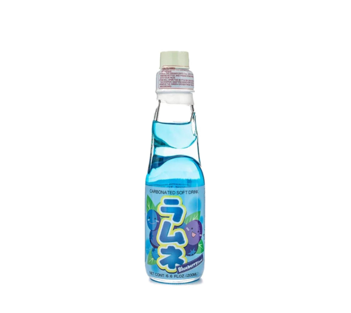 HATA Ramune Drink Blueberry, 200ml