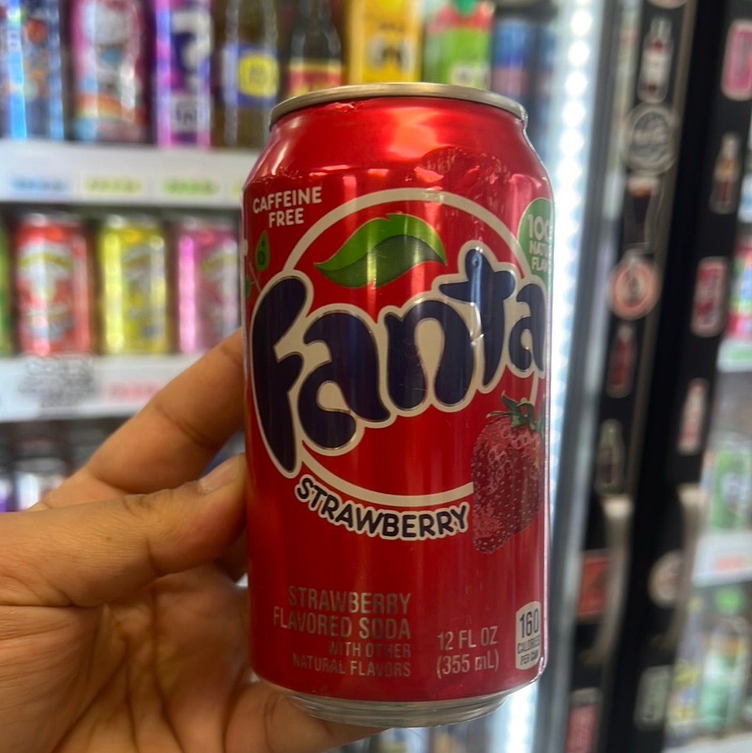 Fanta USA Strawberry 🍓 — Erdbeere 🍓 355ml