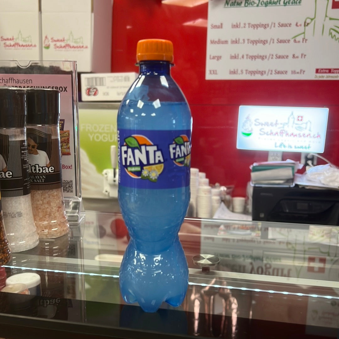 FANTA SHOKATA Holunder- & Zitronengeschmack Soda funkelndes Getränk 500ml
