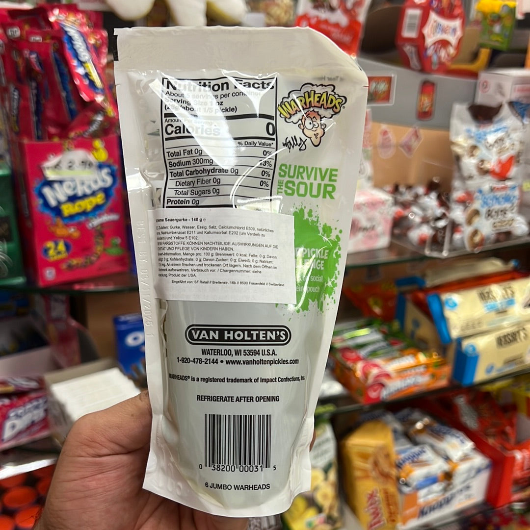 Warheads Sour Pickle, 116g