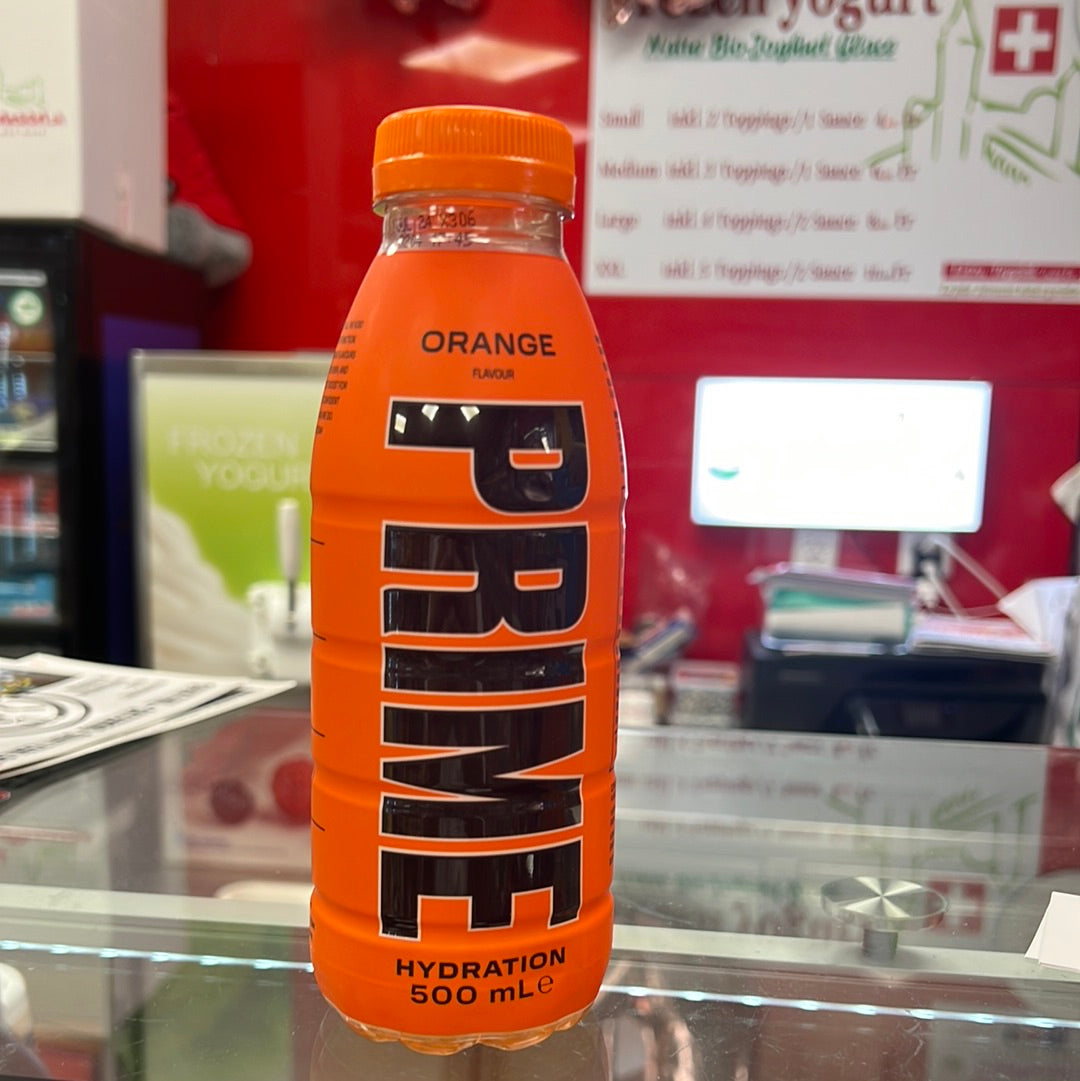 PRIME 🍊🍊🍊
HYDRATION
HYDRATION
500 mLE ORANGE
FLAVOUR