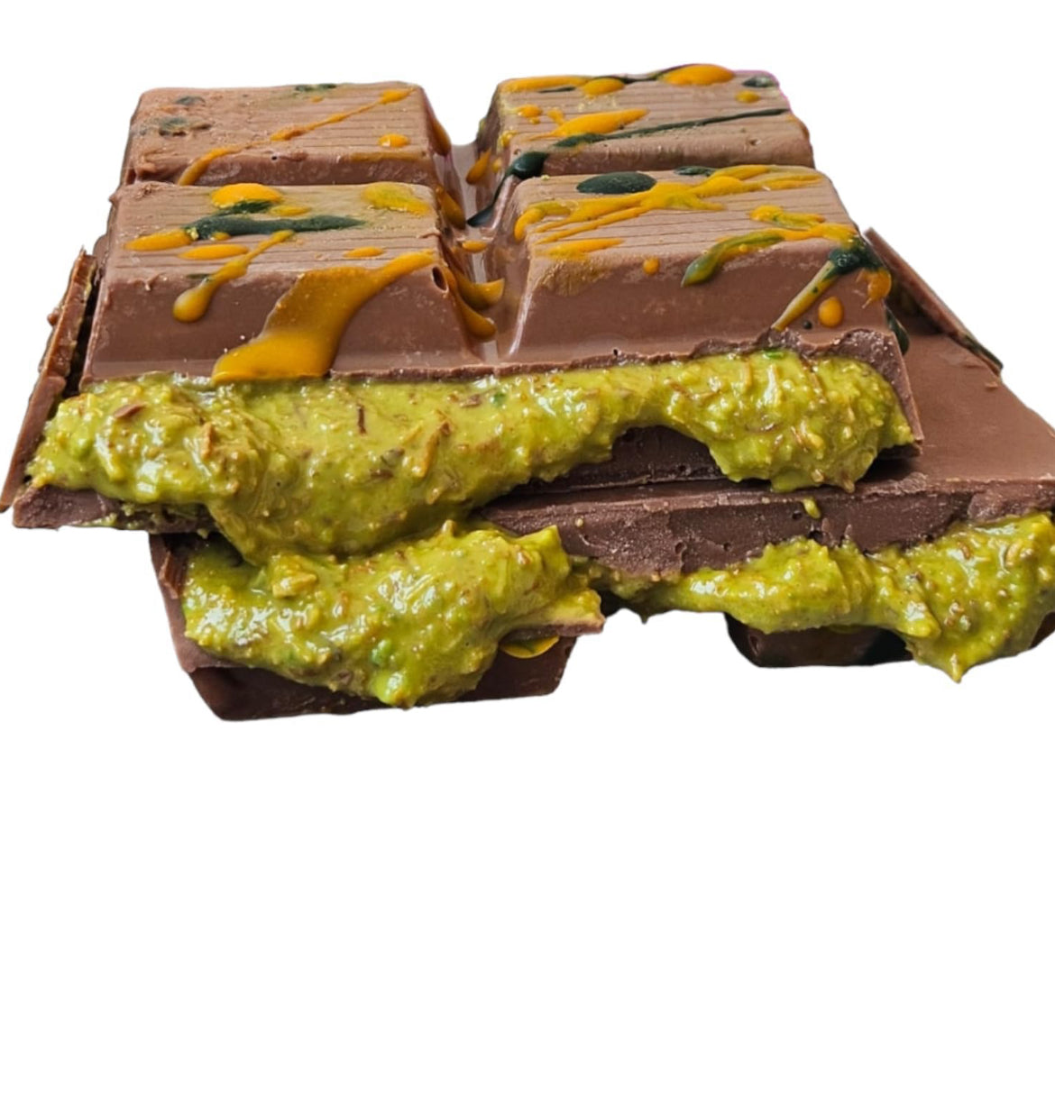 Dubai Chocolate Kunafeh (The Original), Dubai Chocolate Kadaif, Dubai Chocolate Baklava, 200 g (Pack of 1) (200 g (Pack of 1), Dubai Milk Chocolate Kunafa Pistachio)