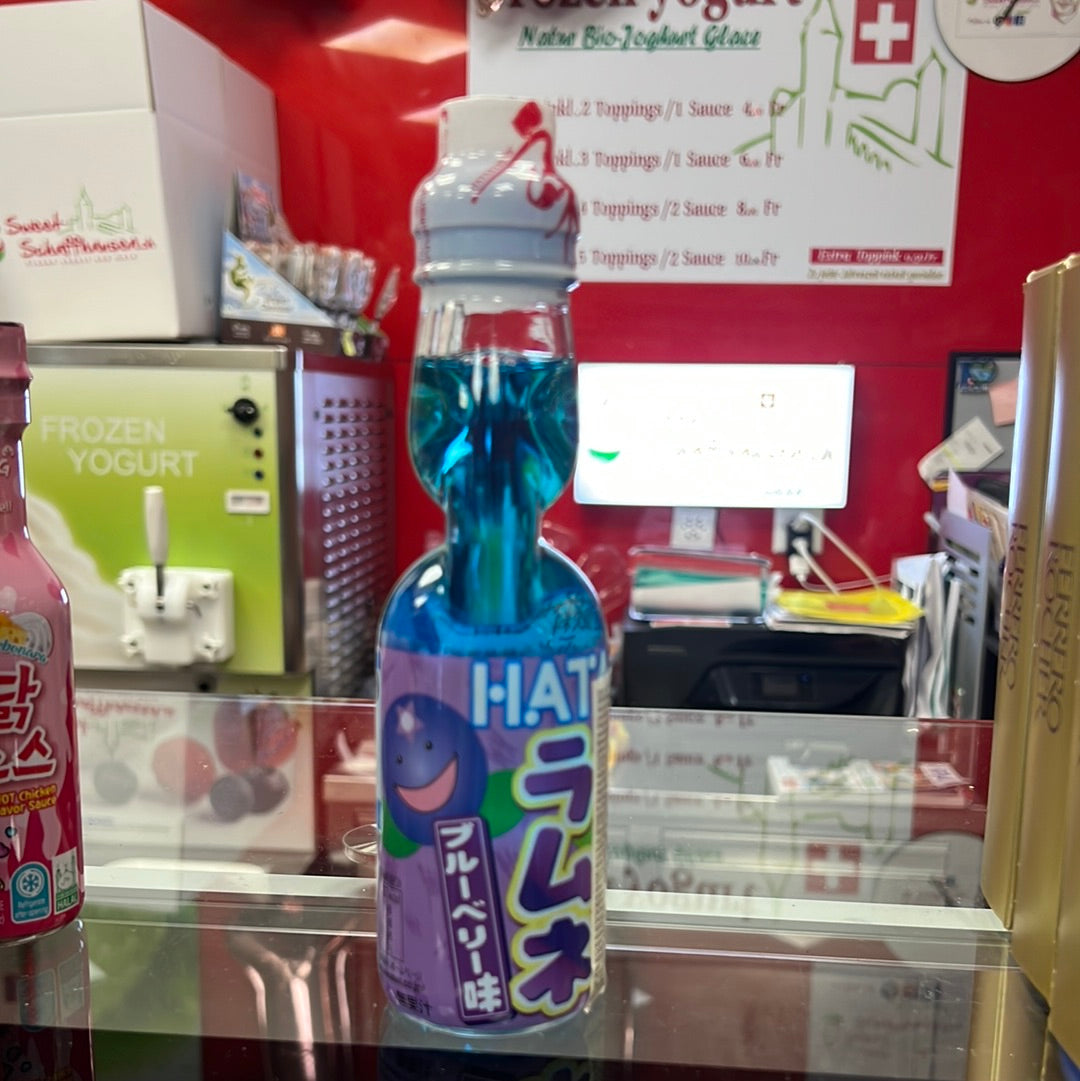 HATA Ramune Drink Blueberry, 200ml