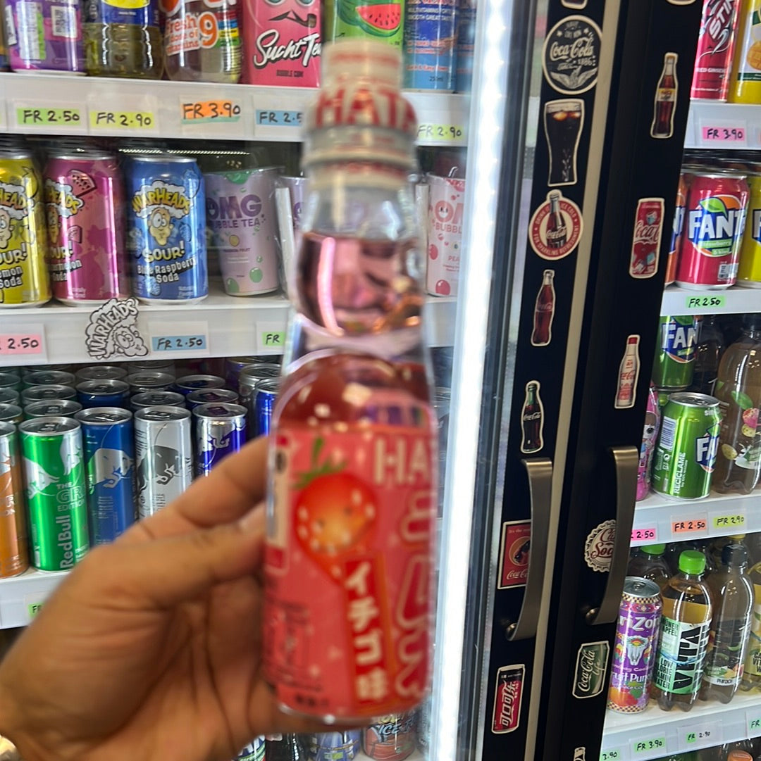 HATA Ramune Drink Strawberry, 200ml