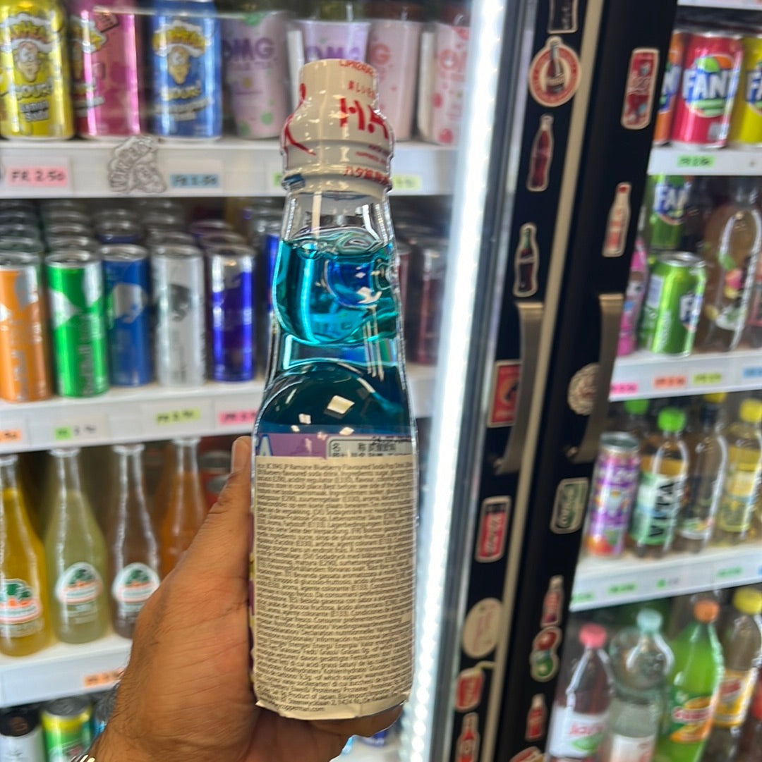HATA Ramune Drink Blueberry, 200ml