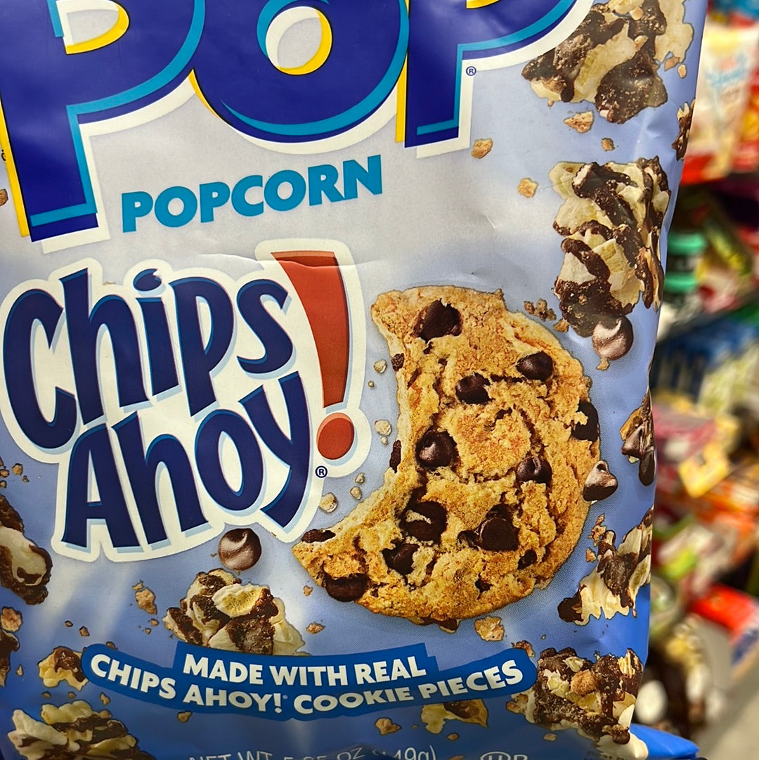 Popcorn mit Chips Ahoy Cookies 🍪 149g aus den USA.
