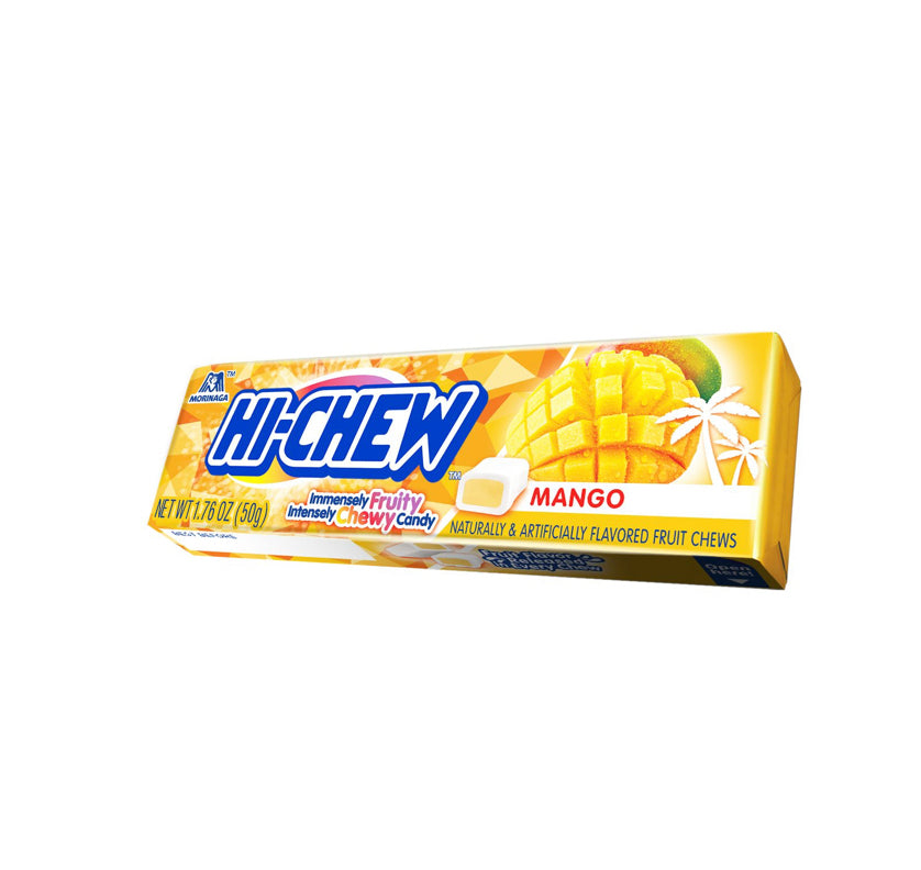 Kaubonbons mit Mangogeschmack aus Japan.
Masse der Verpackung: Länge 10.5cm, Breite 3cm, Höhe 1.5cm