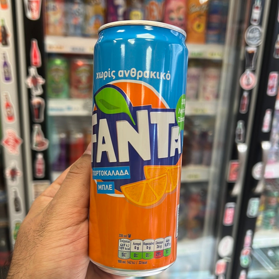 Fanta Orange Blue 330mlExklusiv aus Griechenland