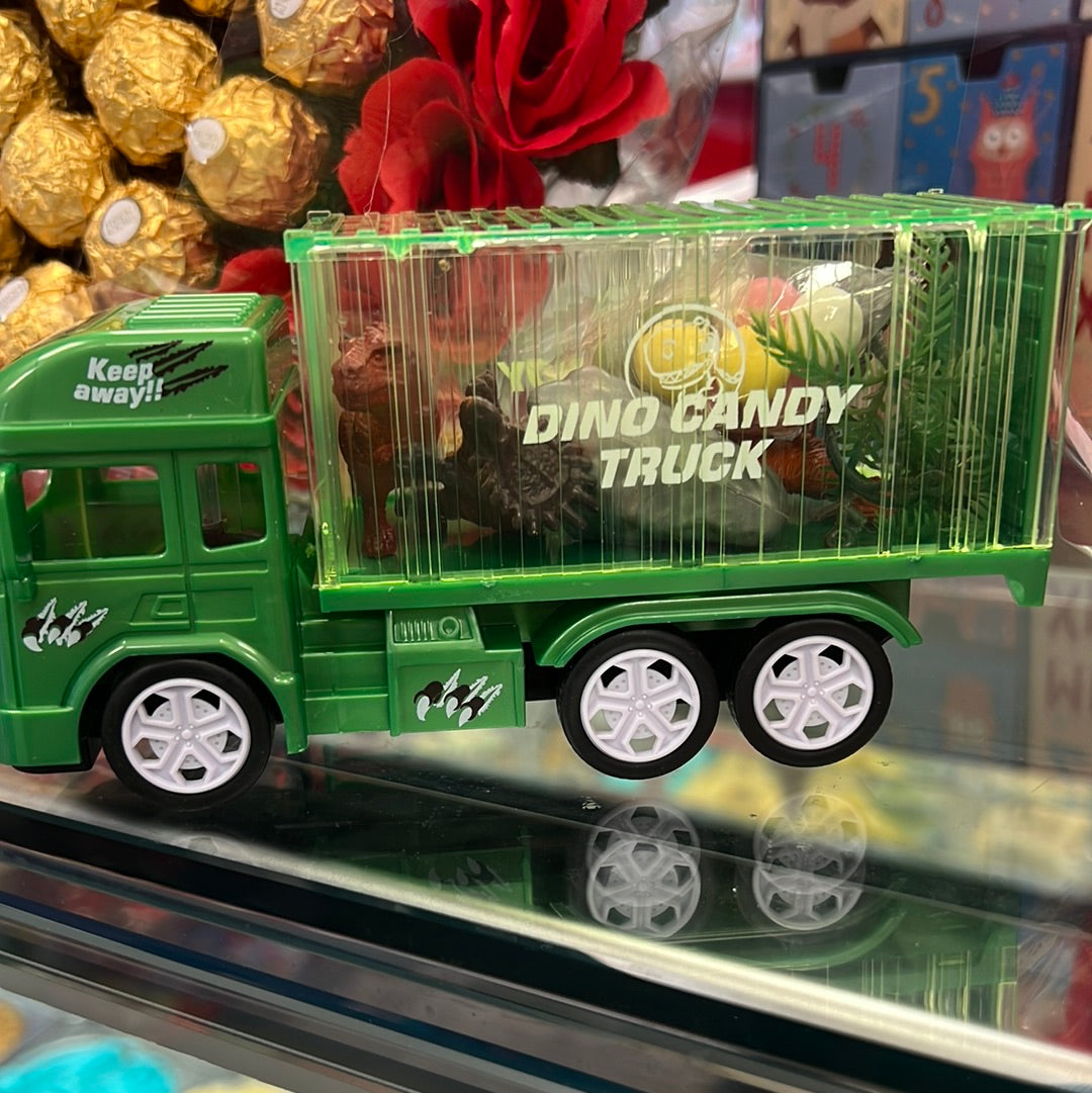 CANDY CONTAINER TRUCK MIT PVC DINOSAURIERN 🦕🍭🍬