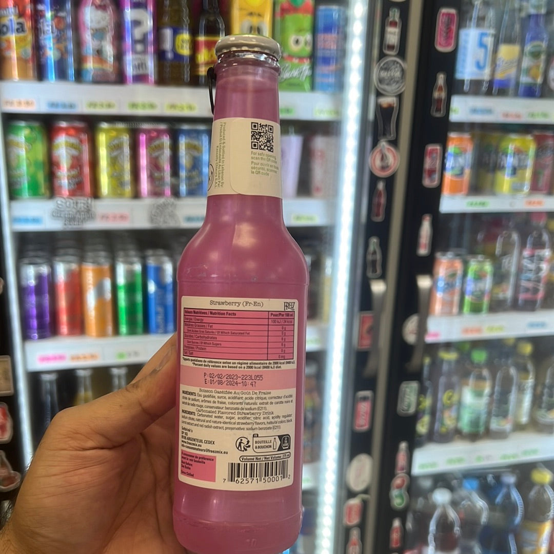 FREEZ MIX SOFT DRINK, STRAWBERRY, 275 ML