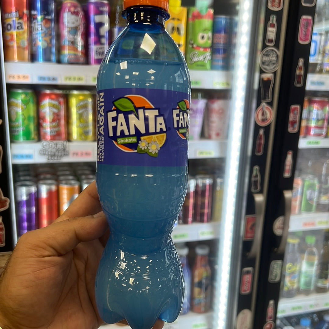 FANTA SHOKATA Holunder- & Zitronengeschmack Soda funkelndes Getränk 500ml