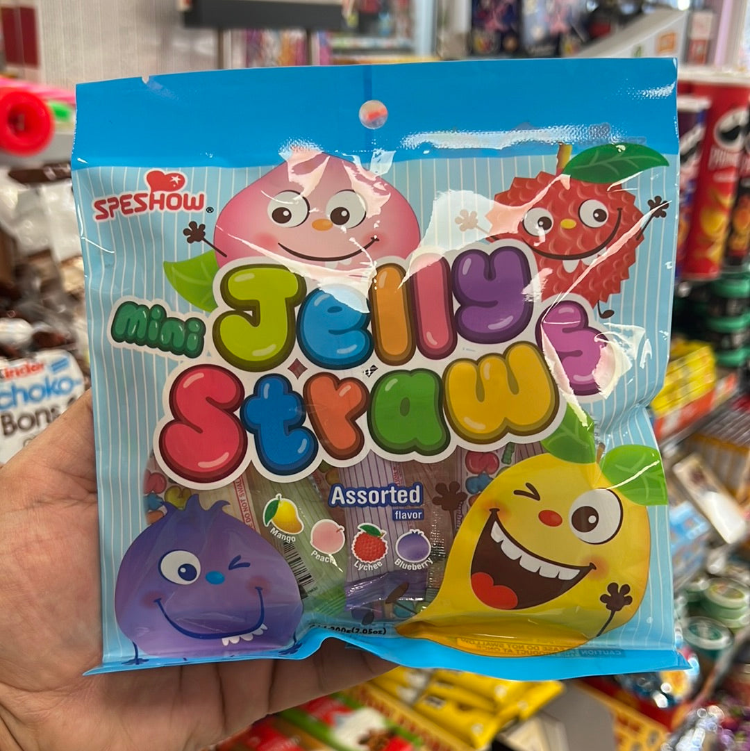 Speshow Jelly Straws Mini Assorted Baleni 200g Twn-Americke,
