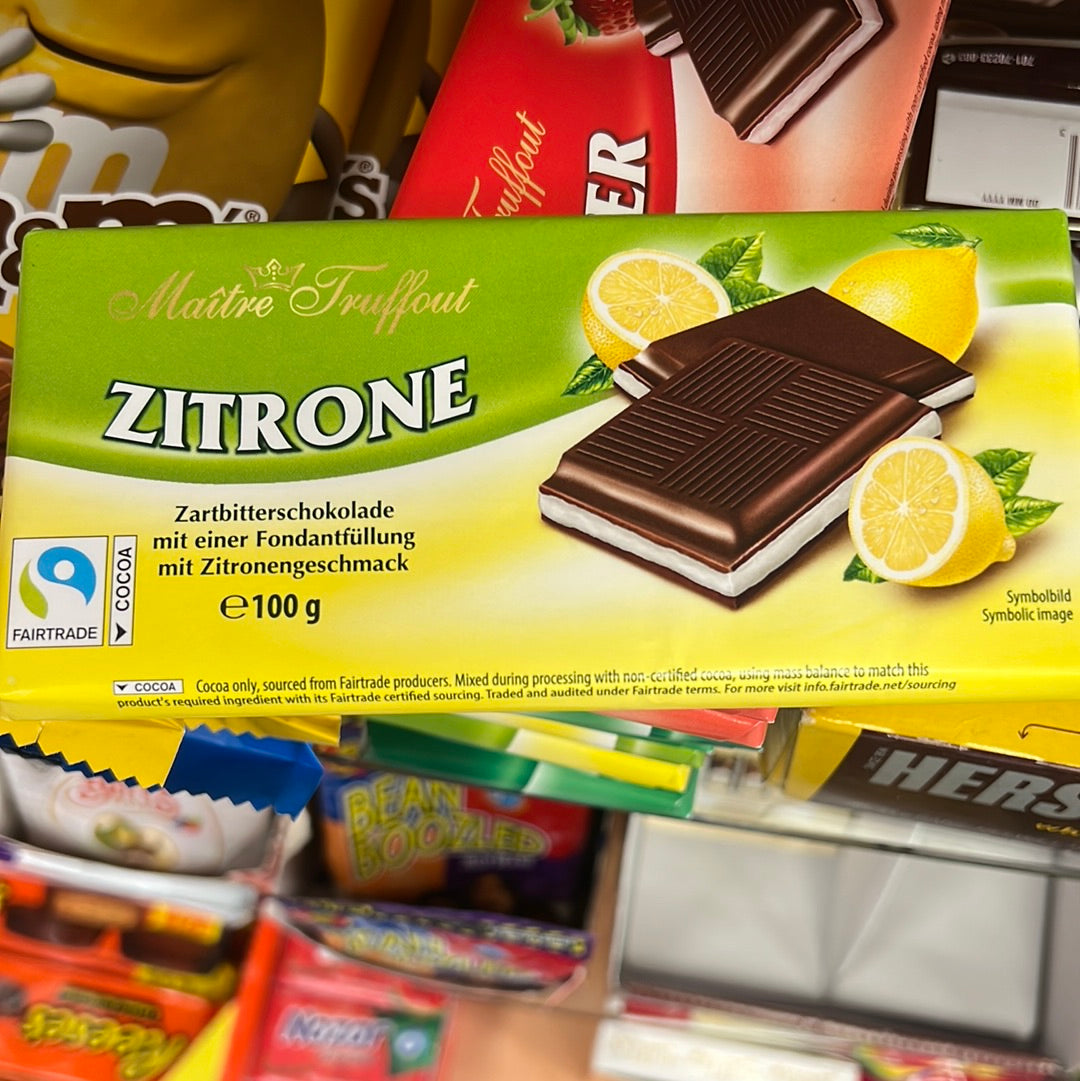 Maitre Truffout Schokolade 🍫 Zitrone 🍋