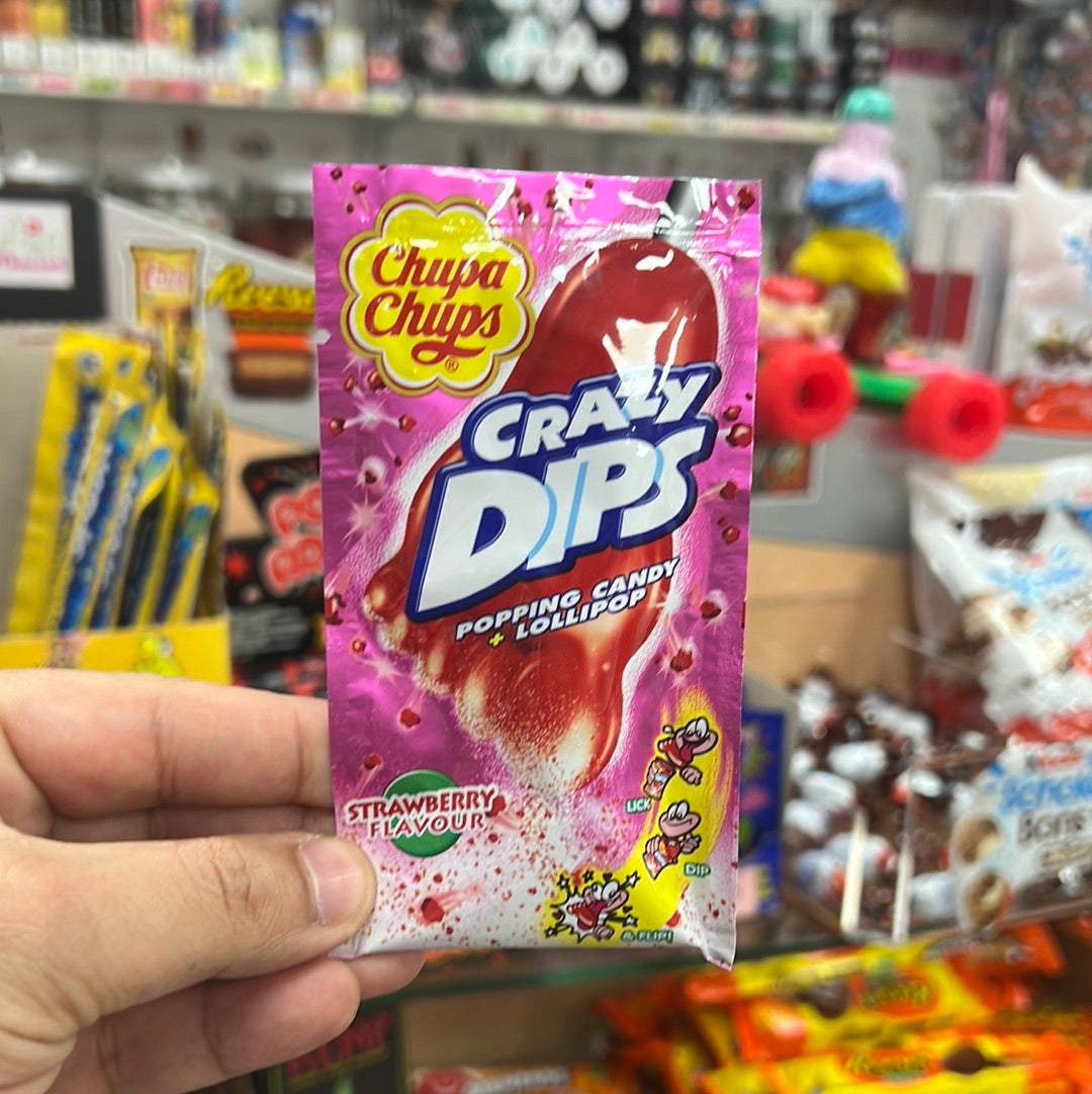 Chupa Chups Crazy Dips Strawberry