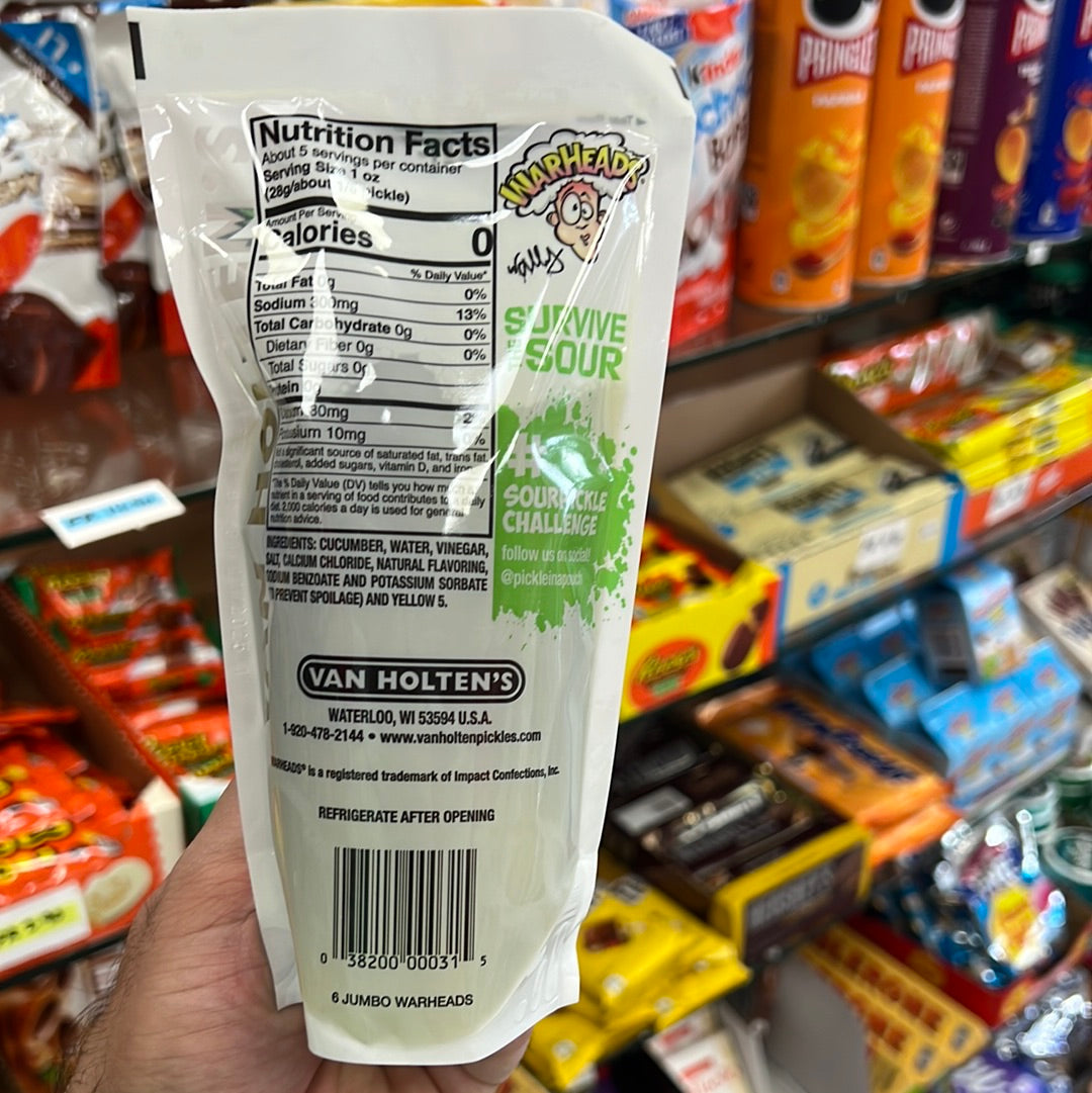 Van Holten‘s Sour Dil Pickel ⛏️ Warheads 240g