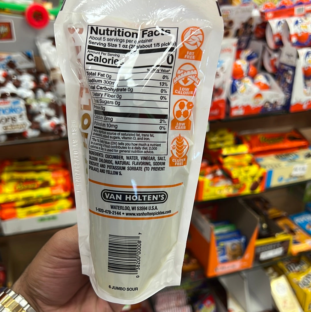 Van holten‘s Jumbo Sour Pickle (Tart &Tangy Flavor )276g