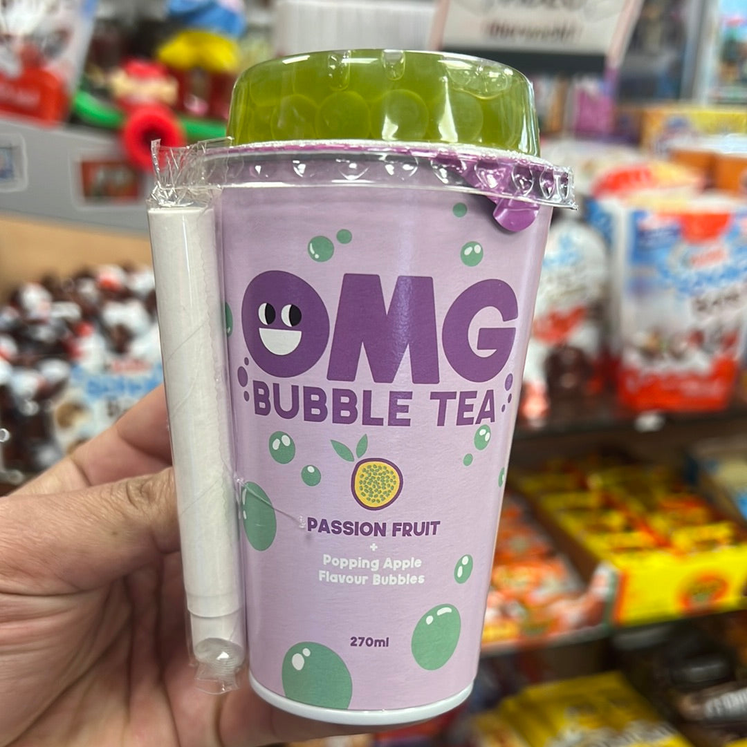 Omg Bubble Tea Passionsfrucht Grüner Tee 270 ml – Sweet Schaffhausen Omg Bubble Tea Passionsfrucht Grüner Tee 270 ml – Sweet Schaffhausen