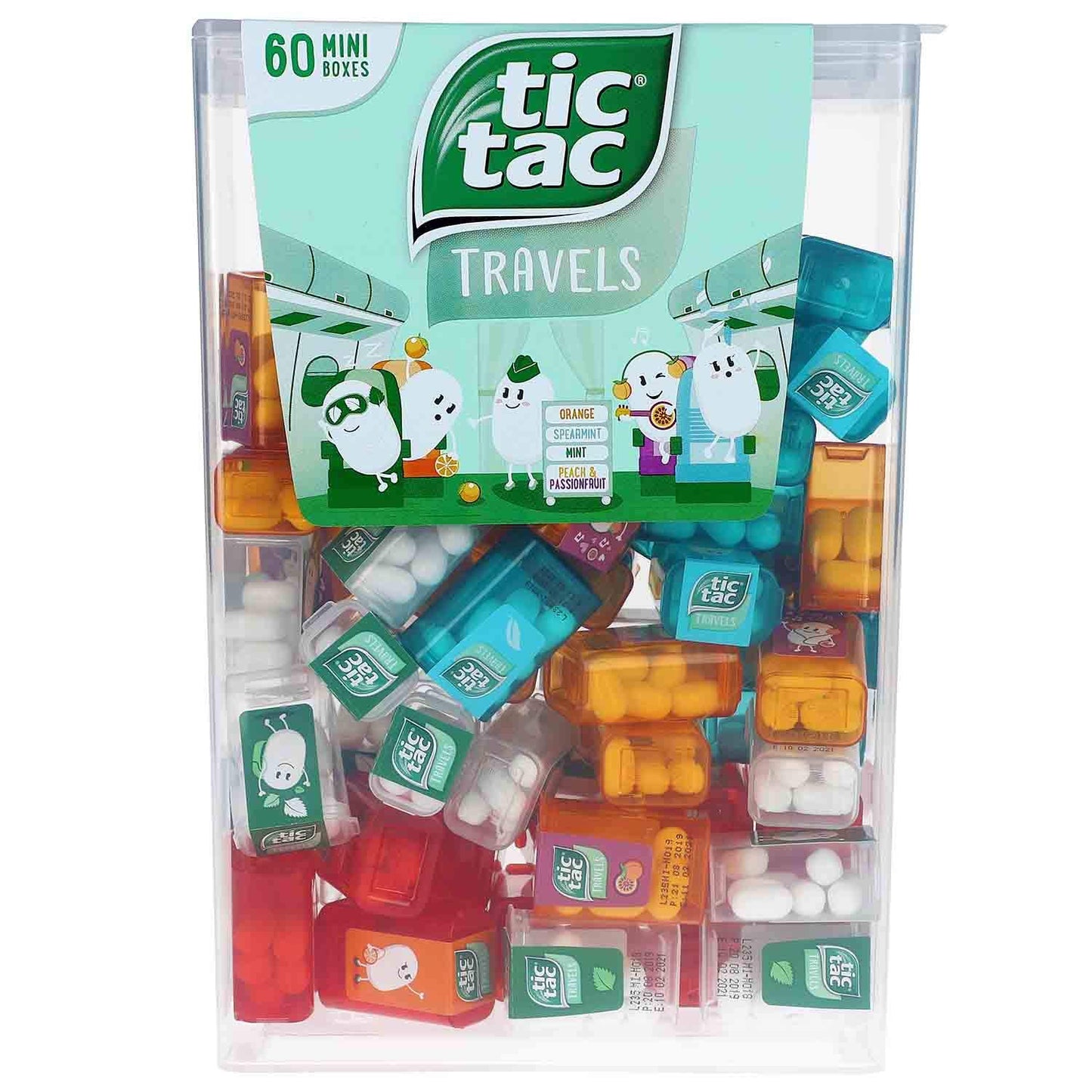 tic tac Travels Lilliput Mini-Boxen 60er 60 Mini-Dosen