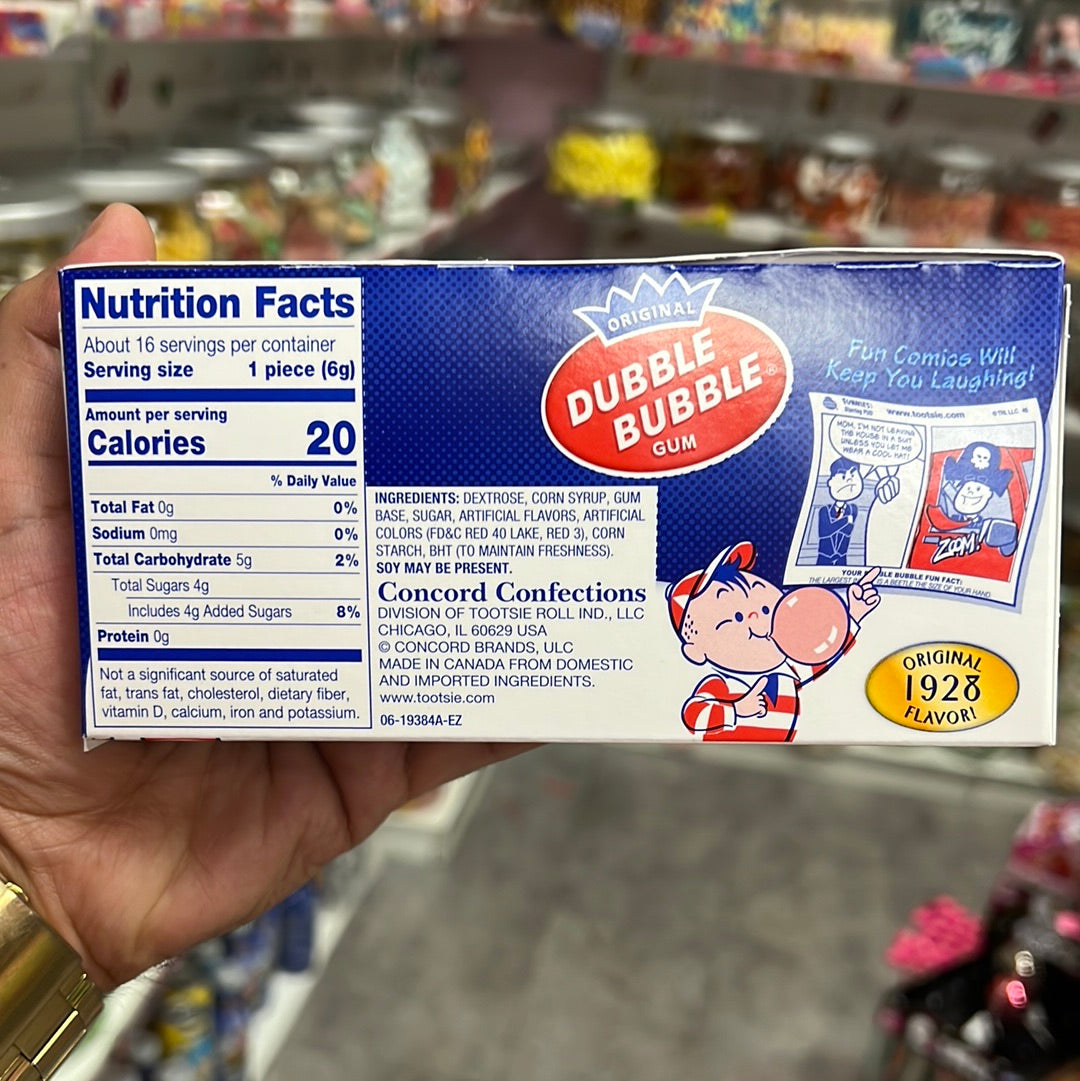 Dubble Bubble Gum Box 99g 16 Kaugummi Ä 6g