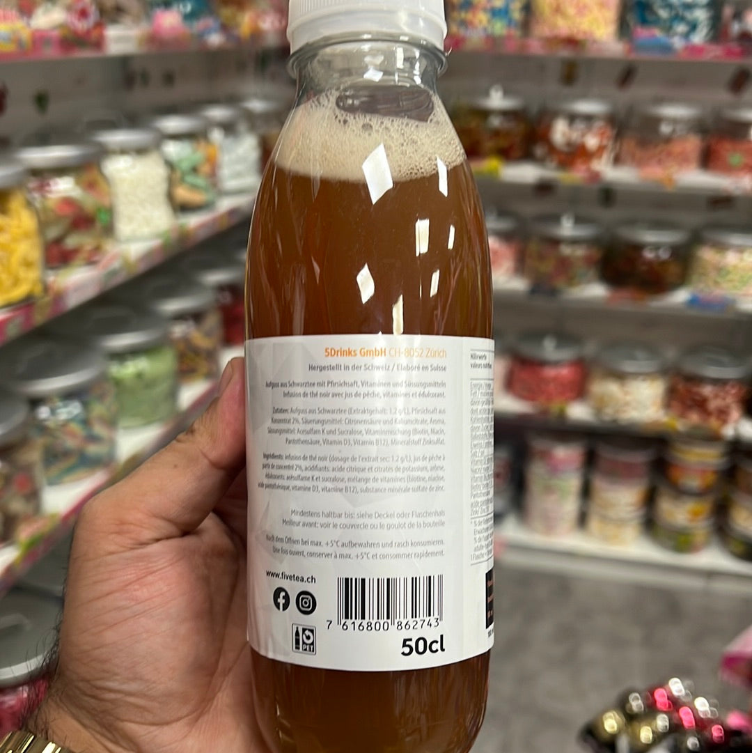 5T vitamin Drink peach zero 50cl