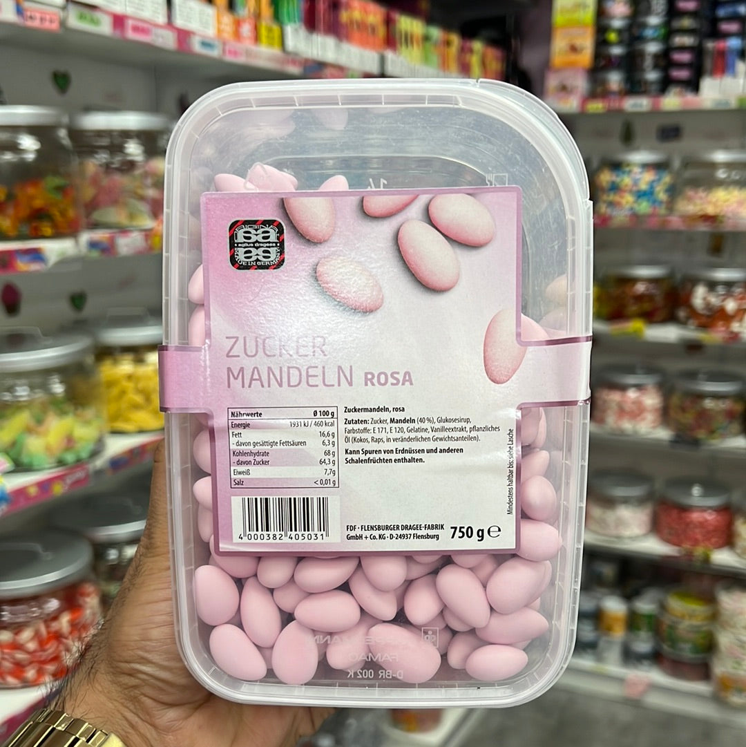Agilus dragees Zucker-Mandeln rosa 750g