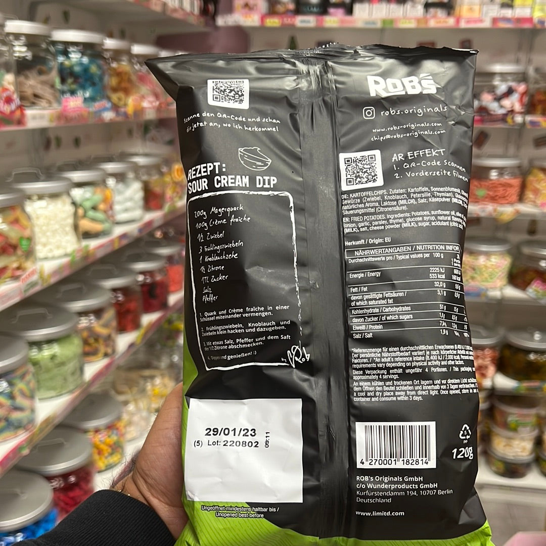 Rob‘s chips sour cream 120g