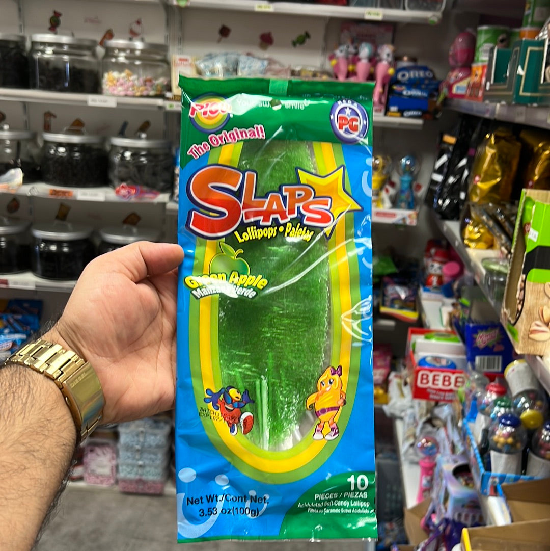 PlGül MEXICAN SLAPS LOLLIPS 10 SLAPS IM BEUTEL, 100G