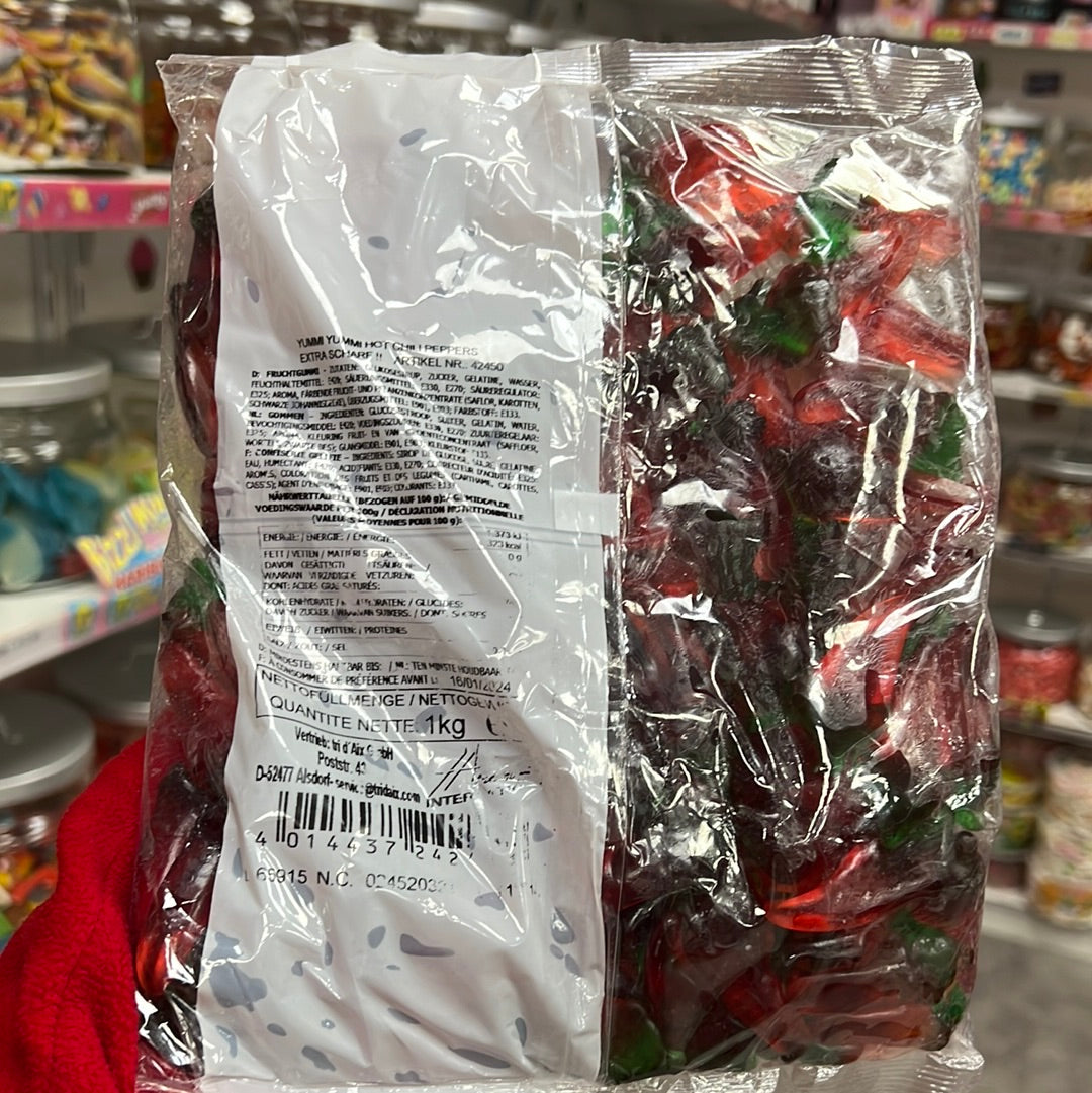 Yummy Yummi Hot Chili Peppers extra scharf 1kg