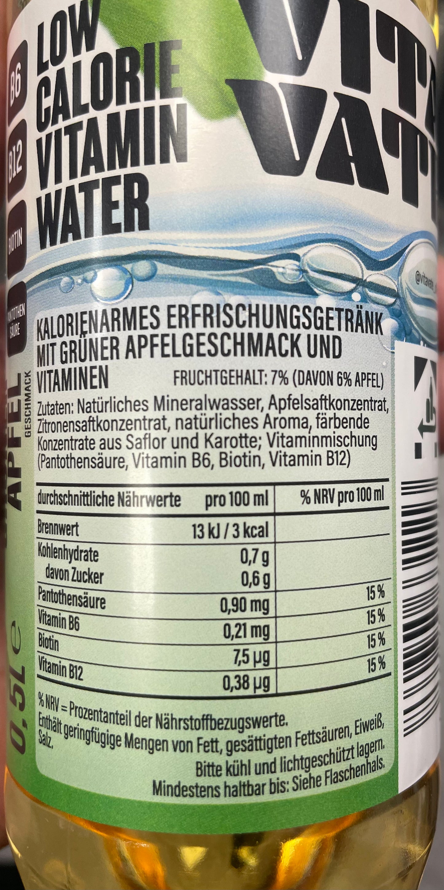 Vitavate Gruner apfel 500 ml