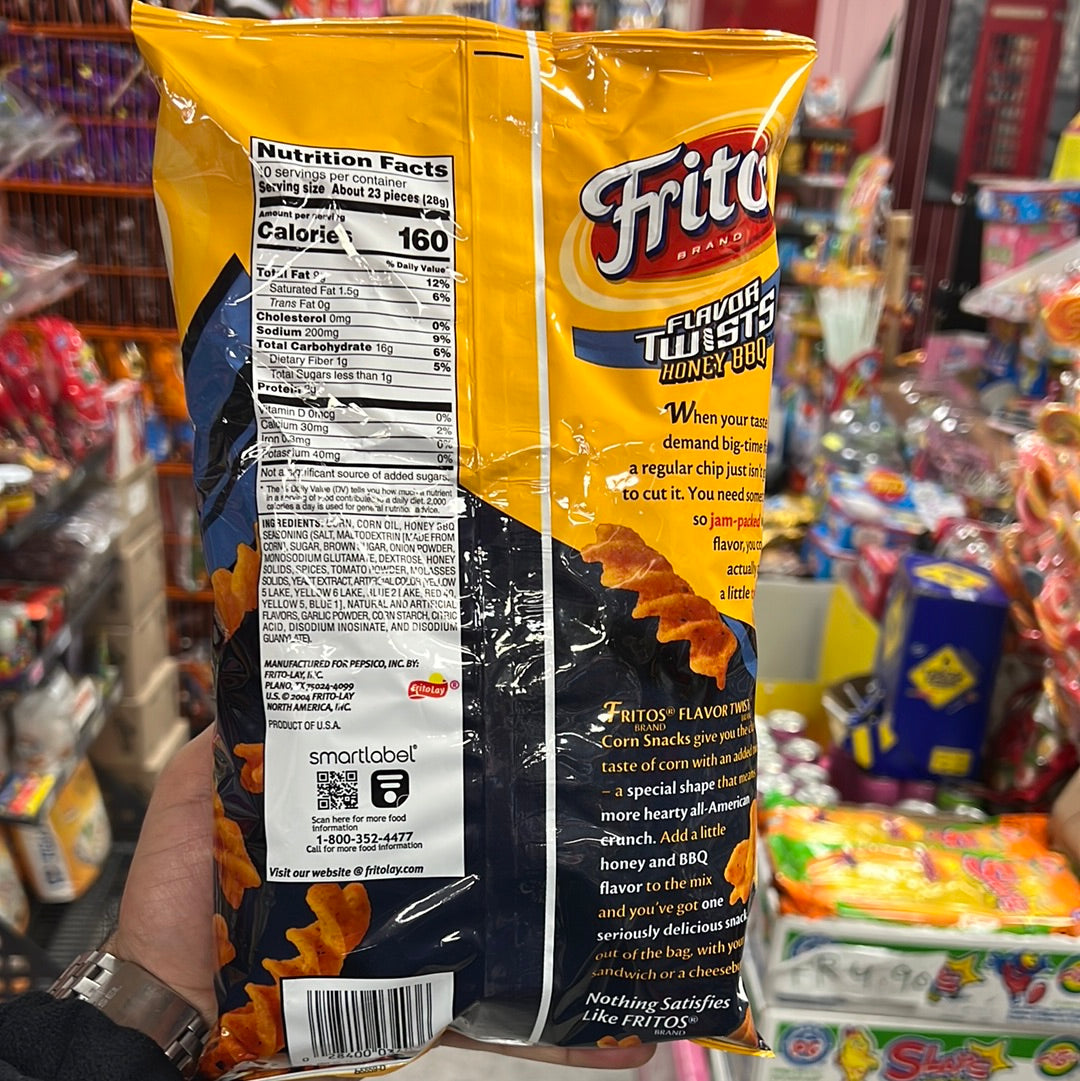 Fritos Twisted Honey bbq 283g (usa)