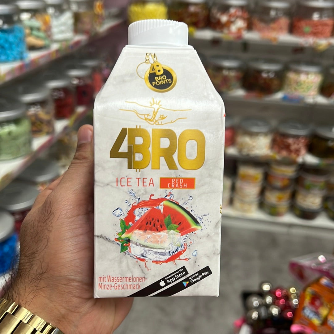 4bro ice tea watermelon red crash 500ml