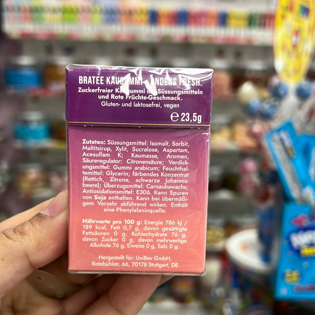 Bra Tee Kaugummi Bra Berry 23,5g