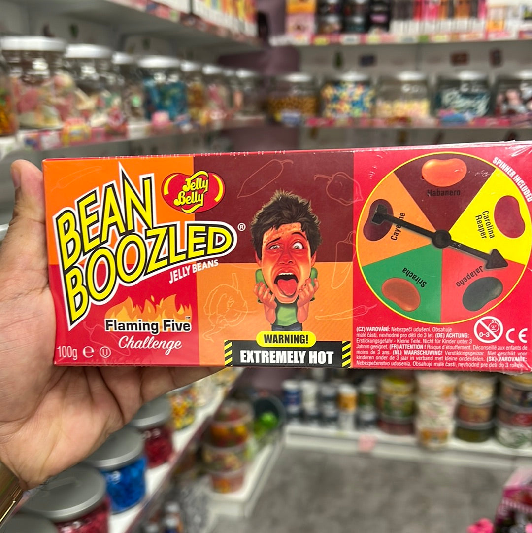 Jelly Belly Bean ’’Flaming Five Challenge‘‘ Dispenser 100g